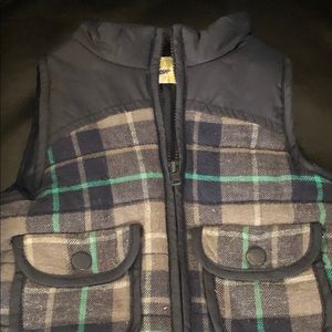 Winter vest for baby boy